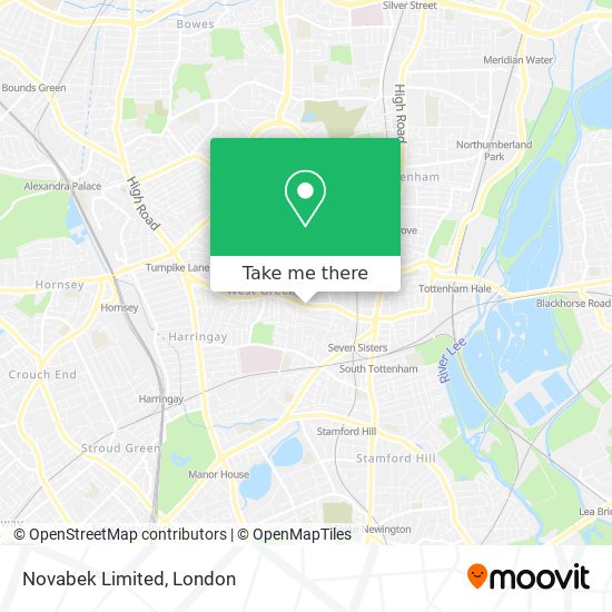 Novabek Limited map