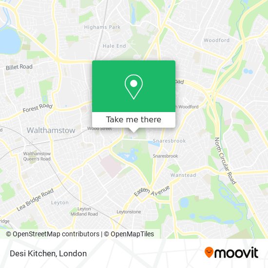 Desi Kitchen map