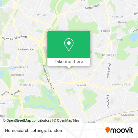 Homesearch Lettings map