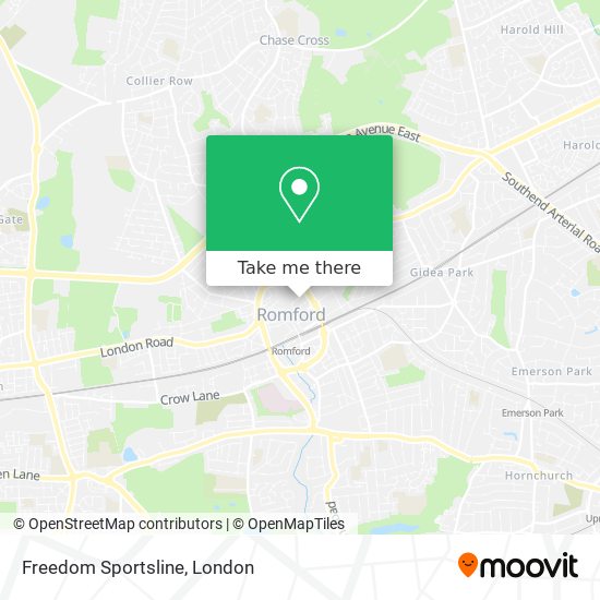 Freedom Sportsline map