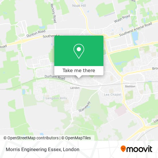 Morris Engineering Essex map
