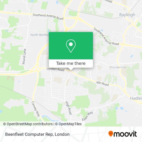 Beenfleet Computer Rep map