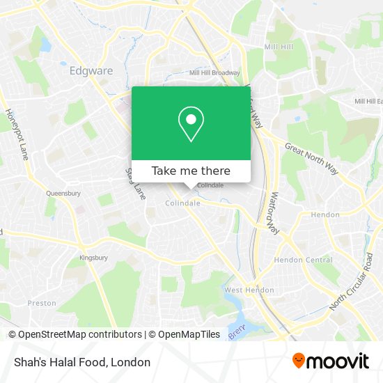 Shah's Halal Food map