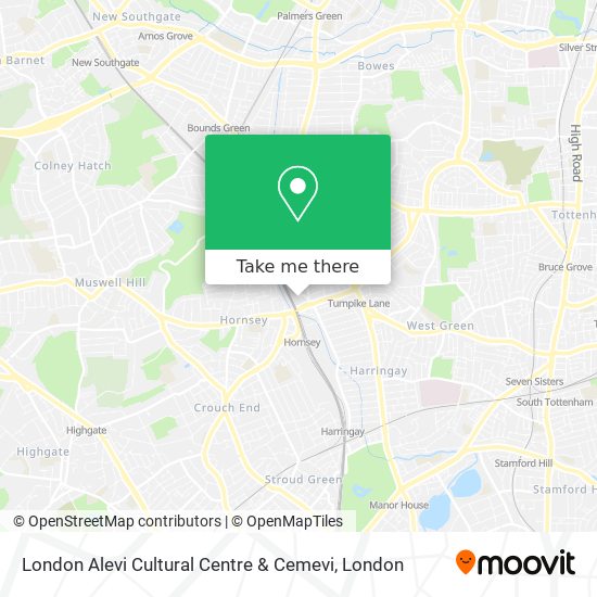 London Alevi Cultural Centre & Cemevi map