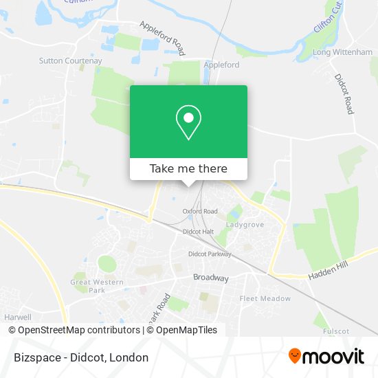 Bizspace - Didcot map