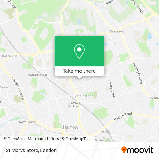 St Marys Store map