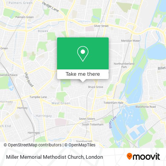 Miller Memorial Methodist Church map