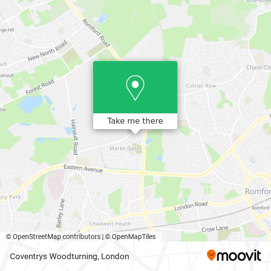 Coventrys Woodturning map