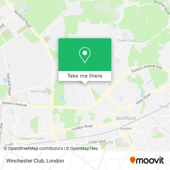 Winchester Club map
