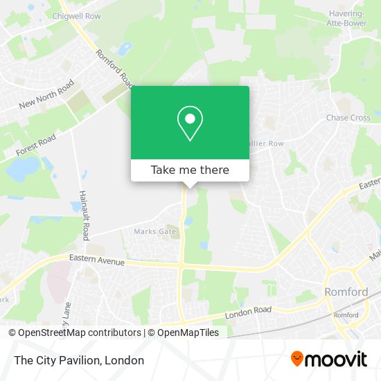 The City Pavilion map