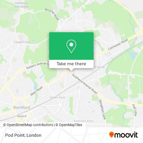 Pod Point map