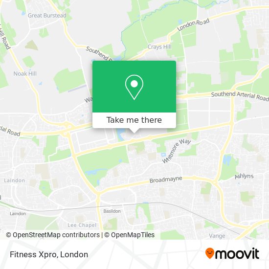 Fitness Xpro map