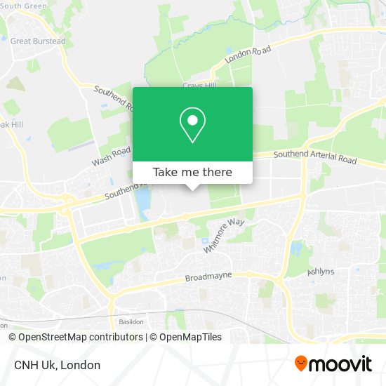 CNH Uk map