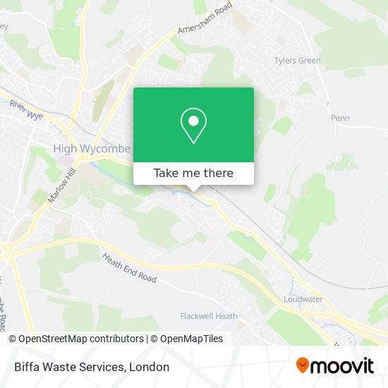 Biffa Waste Services map