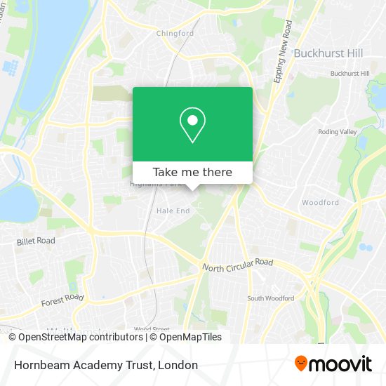 Hornbeam Academy Trust map