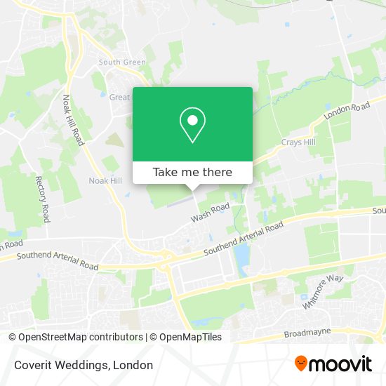 Coverit Weddings map