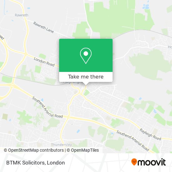 BTMK Solicitors map