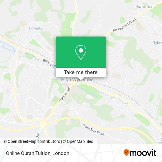 Online Quran Tuition map