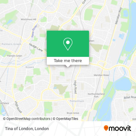Tina of London map