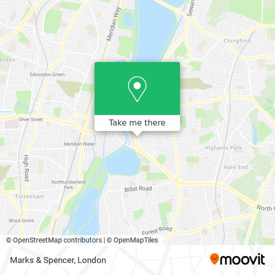 Marks & Spencer map