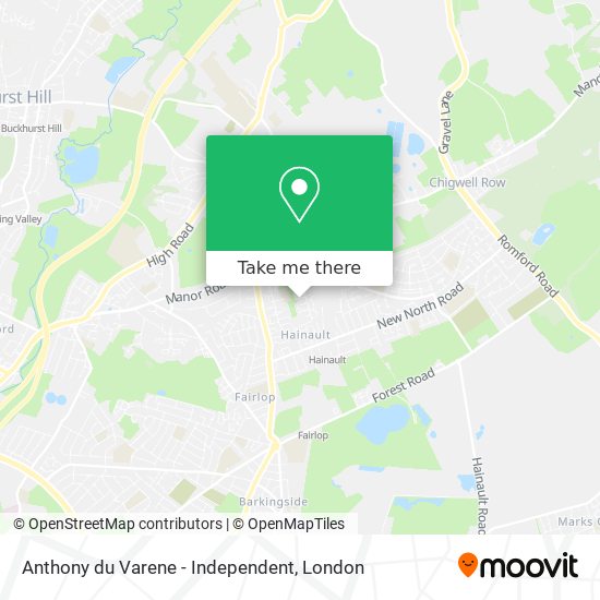 Anthony du Varene - Independent map