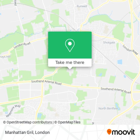Manhattan Gril map
