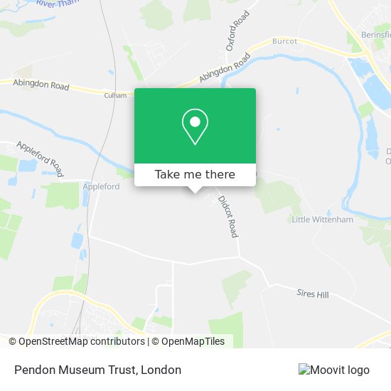 Pendon Museum Trust map