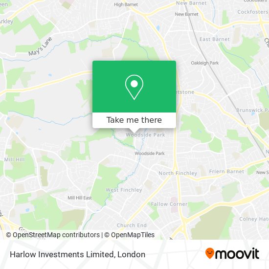 Harlow Investments Limited map