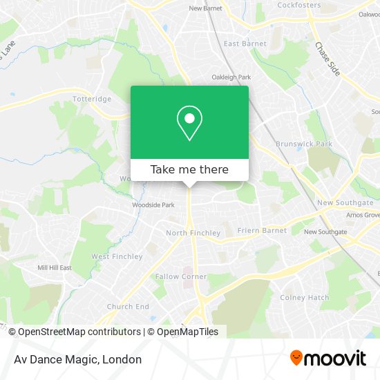 Av Dance Magic map