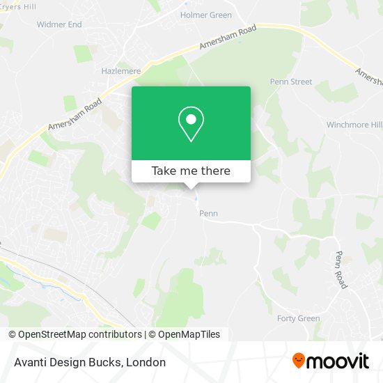 Avanti Design Bucks map