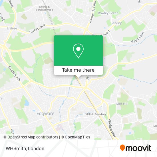 WHSmith map