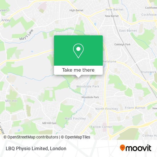LBQ Physio Limited map
