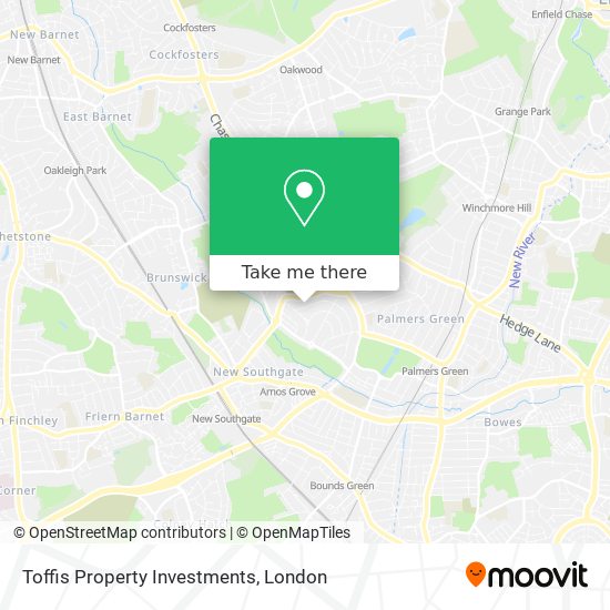Toffis Property Investments map