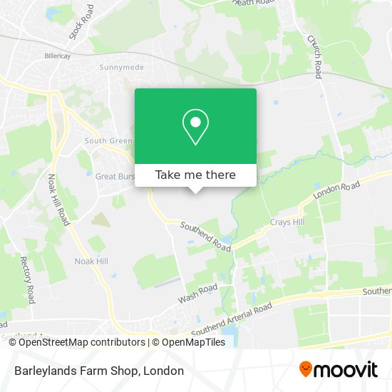 Barleylands Farm Shop map