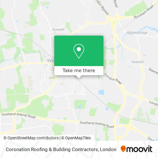 Coronation Roofing & Building Contractors map