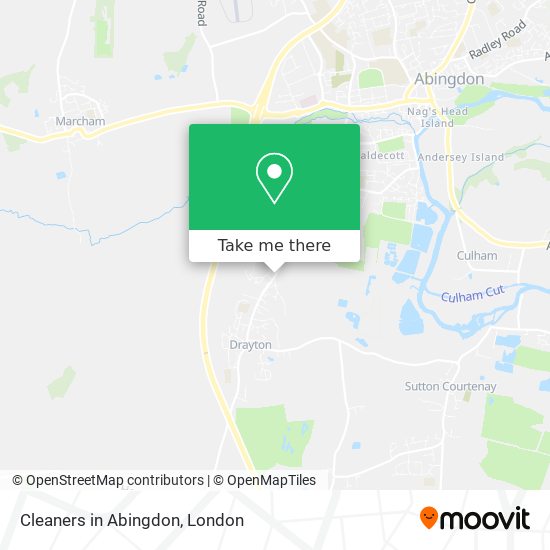 Cleaners in Abingdon map