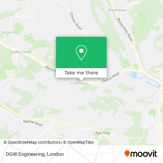 DGW Engineering map