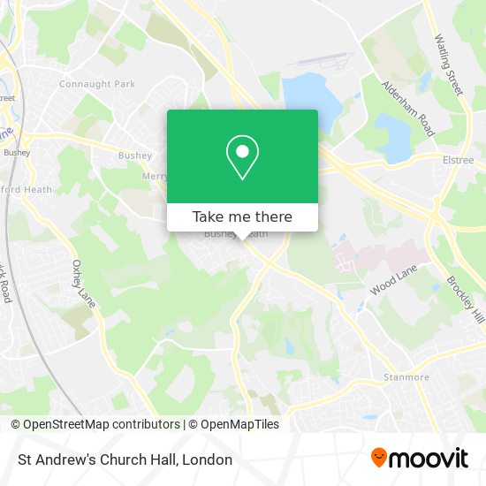 St Andrew's Church Hall map