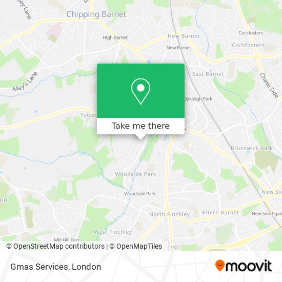 Gmas Services map