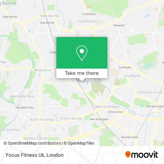 Focus Fitness Uk map