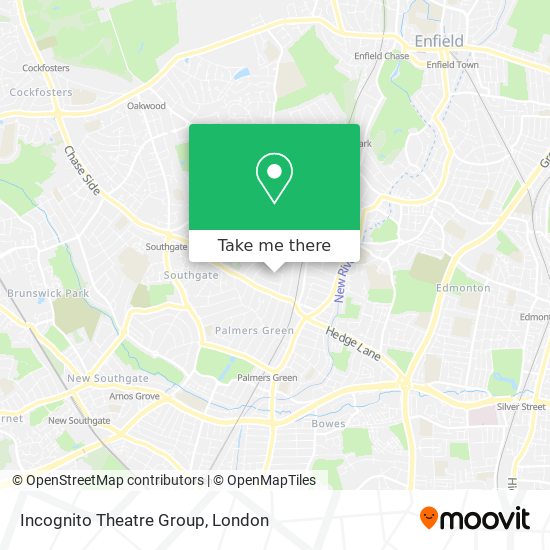 Incognito Theatre Group map