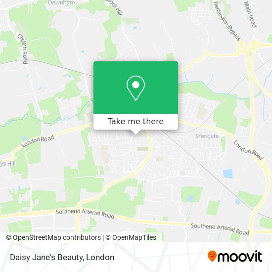 Daisy Jane's Beauty map