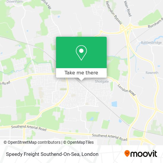Speedy Freight Southend-On-Sea map