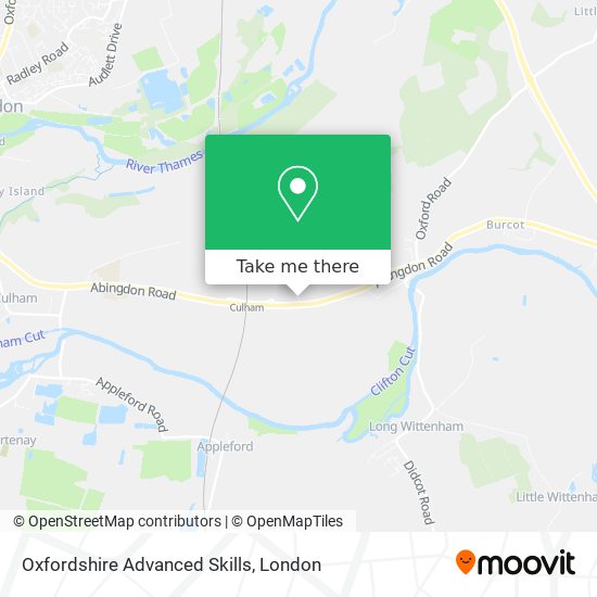 Oxfordshire Advanced Skills map