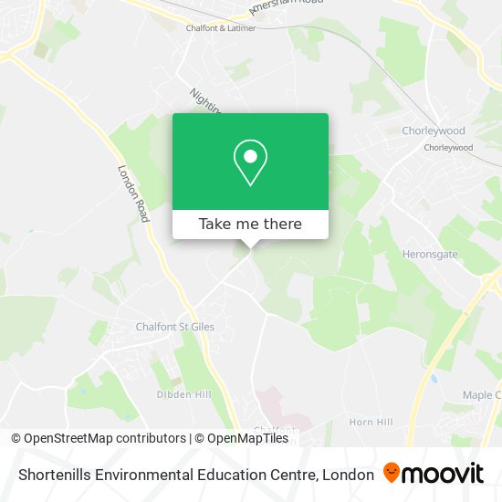 Shortenills Environmental Education Centre map