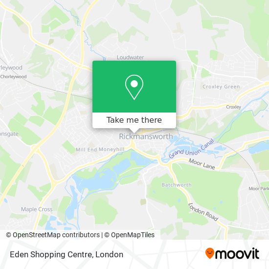 Eden Shopping Centre map