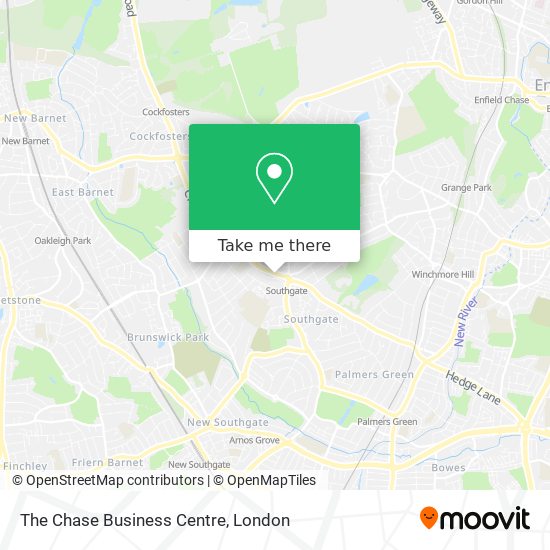 The Chase Business Centre map