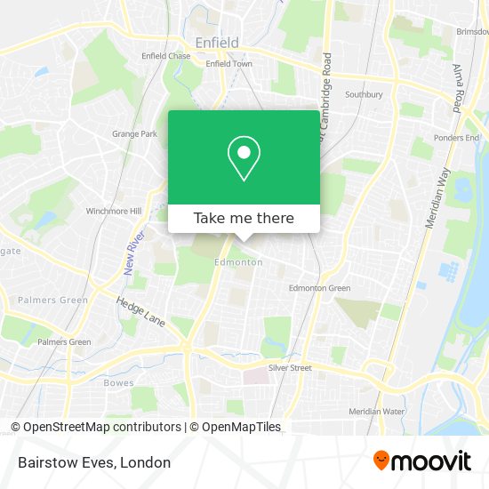 Bairstow Eves map
