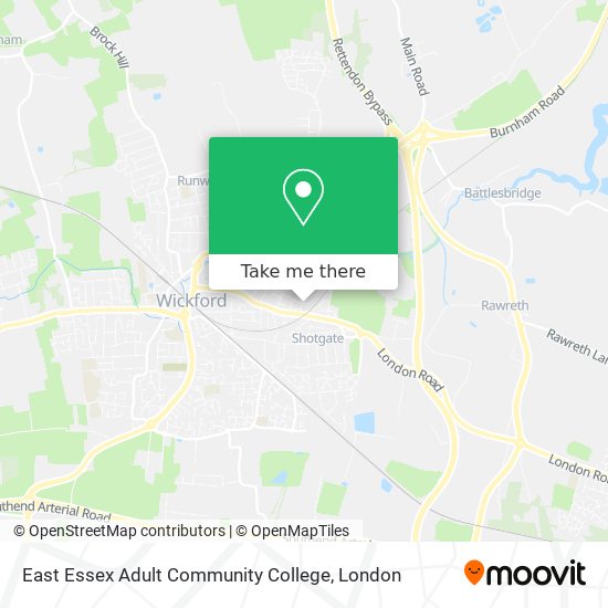East Essex Adult Community College map