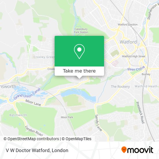 V W Doctor Watford map